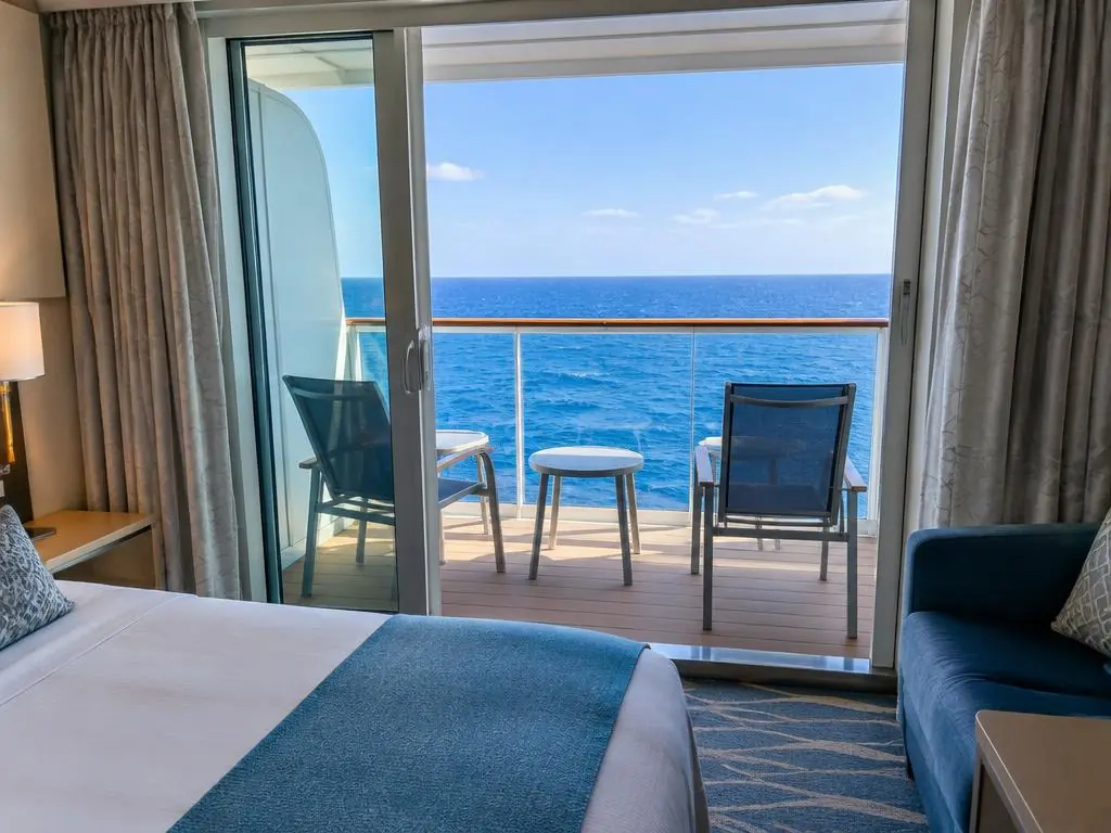 Cabina balcón de crucero