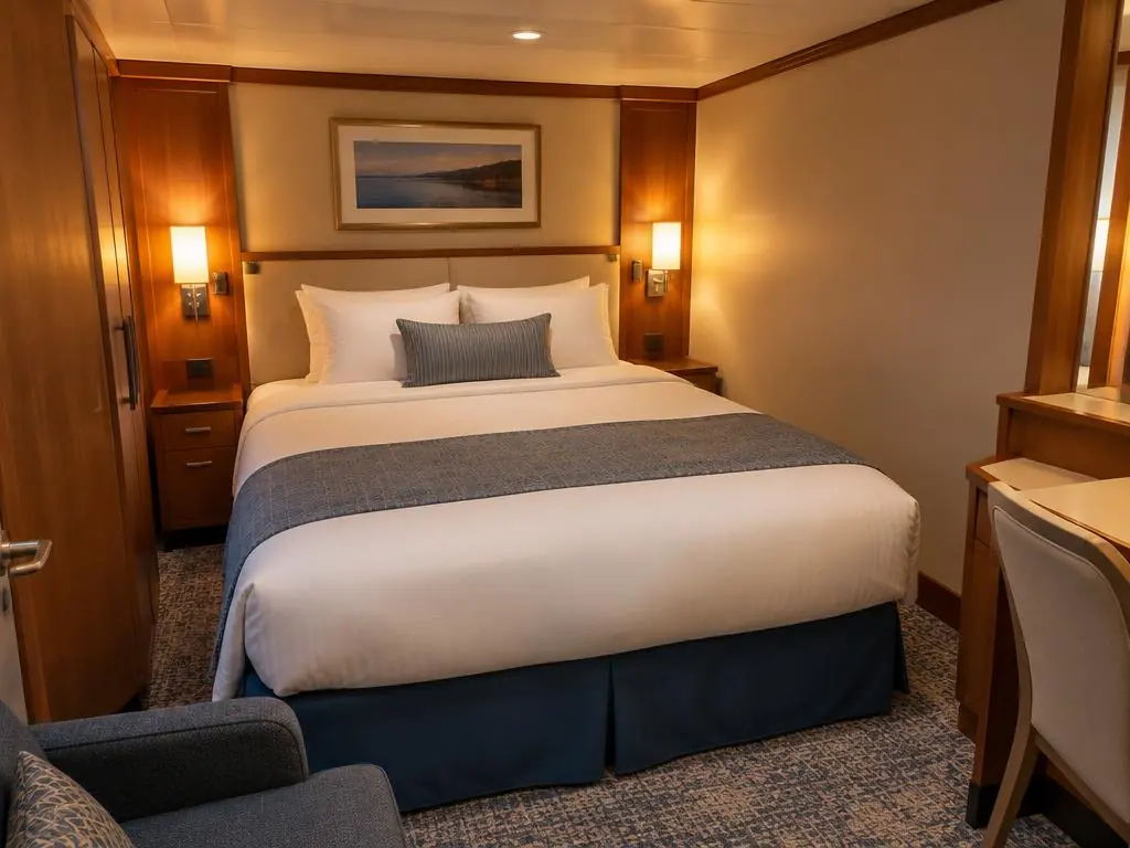 Cabina interior de crucero